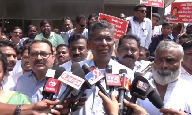 ಸ್ಮಾರ್ಟಸಿಟಿ ಯೋಜನೆಯಡಿ ಅಕ್ರಮ ರಸ್ತೆ : ಪ್ರತಿಭಟನೆ