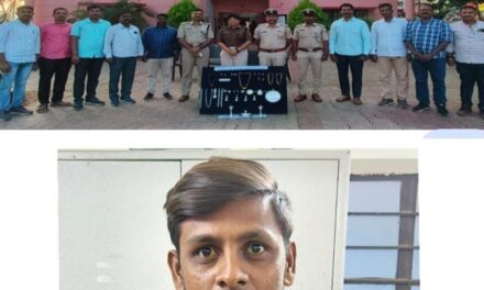 ಮನೆಗಳ್ಳತನ: ಆರೋಪಿ ಸೆರೆ, ₹7 ಲಕ್ಷದ ಚಿನ್ನಾಭರಣ ವಶ