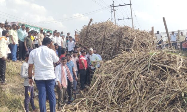 ಕಬ್ಬು ತುಂಬಿದ್ದ ಟ್ರ್ಯಾಕ್ಟರ್ ಉರುಳಿ ಬಿದ್ದು ಇಬ್ಬರು ಬಲಿ