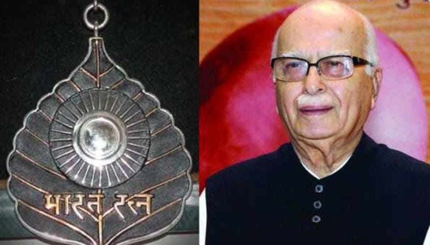 ಮಾಜಿ ಉಪ ಪ್ರಧಾನಿ ಎಲ್ ಕೆ ಅಡ್ವಾಣಿಗೆ ಭಾರತ ರತ್ನ