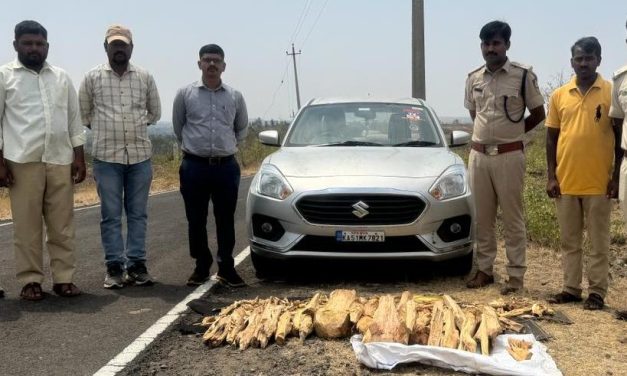 Media ಫಲಕ ಹಾಕಿಕೊಂಡು ಶ್ರೀಗಂಧ ಸಾಗಿಸುತ್ತಿದ್ದ ಗ್ಯಾಂಗ್ ಬಂಧನ