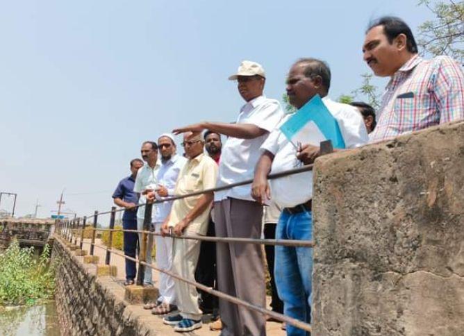ಧುಪದಾಳ ಜಲಾಶಯ ಪರಿಶೀಲಿಸಿದ ಸಚಿವ ಸತೀಶ್‌ ಜಾರಕಿಹೊಳಿ