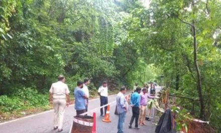 ಬೆಳಗಾವಿ-ಚೋರ್ಲಾ ರಸ್ತೆ ಕುಸಿತ
