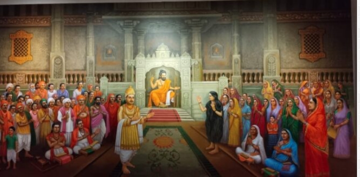 ಸುವರ್ಣಸೌಧದೊಳಗೆ “ಅನುಭವ ಮಂಟಪ”ತೈಲ್ ವರ್ಣದ ಬೃಹತ್ ಚಿತ್ರ ಅನಾವರಣ