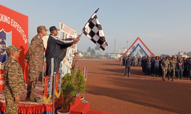 ಅಖಿಲ ಭಾರತ ಎನ್ ಸಿ ಸಿ ಚಾರಣಕ್ಕೆ ಕ್ಕೆ ಚಾಲನೆ