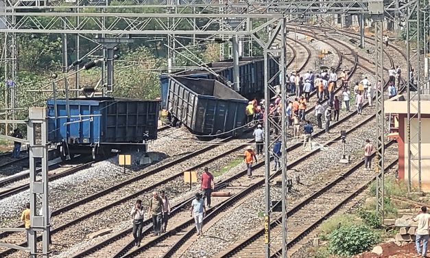 ಬೆಳಗಾವಿಯಲ್ಲಿ ಹಳಿ ತಪ್ಪಿದ ಗೂಡ್ಸ ರೈಲು: ಸಂಚಾರದಲ್ಲಿ ವ್ಯತ್ಯಯ
